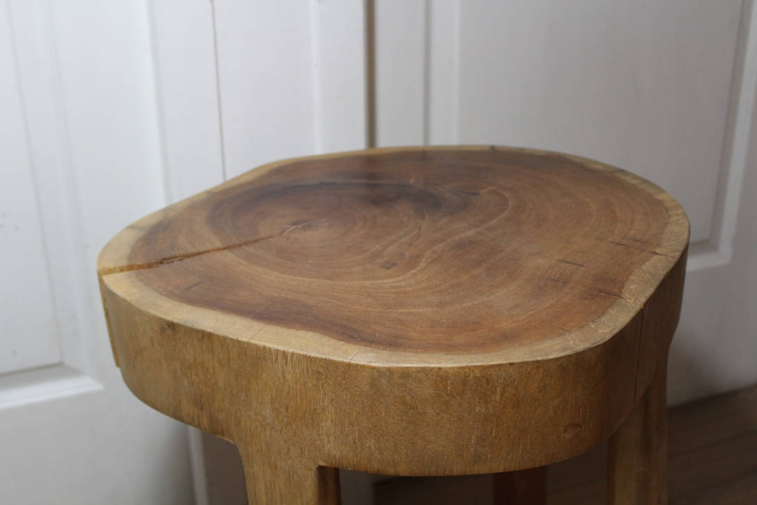 Table de Chevet ou Tabouret Palissandrette By Recyclhome.