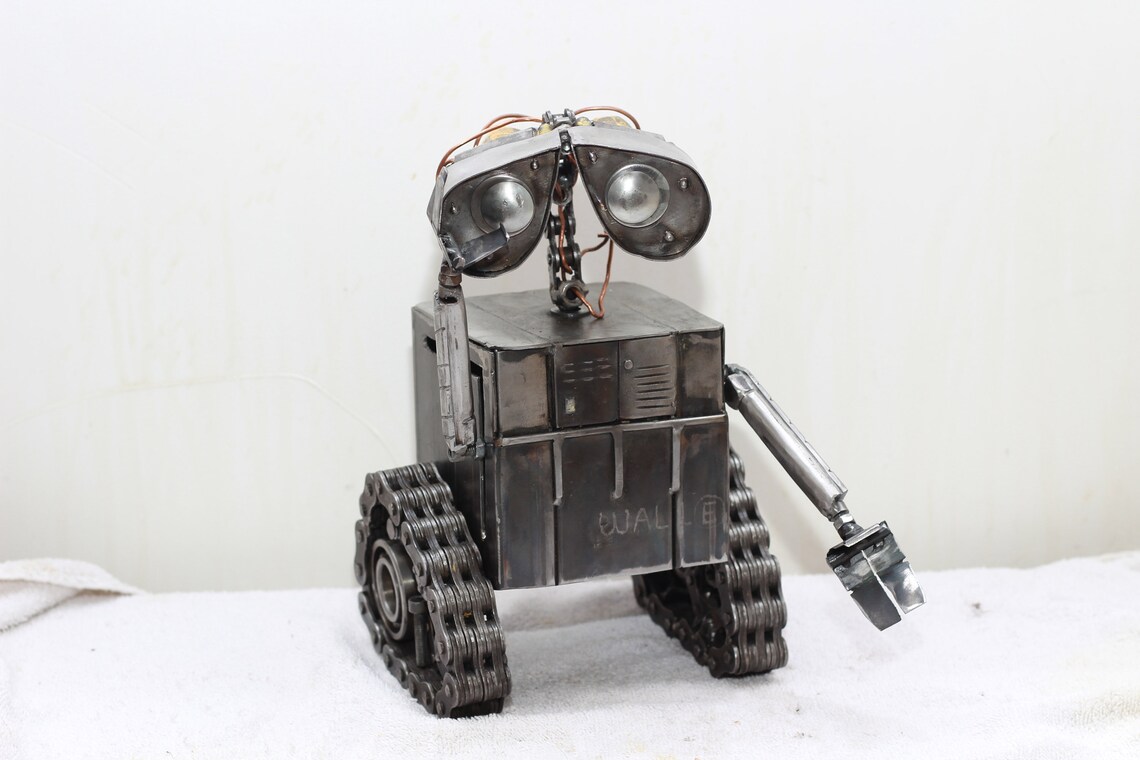 Sculpture Wall E steel At Recyclhome. Etsy
