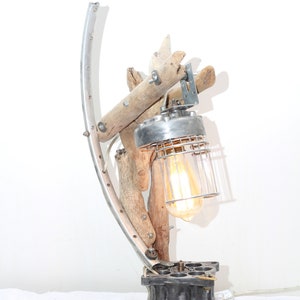 Lampe industrielle ABS 4 flottins By Recyclhome. image 3