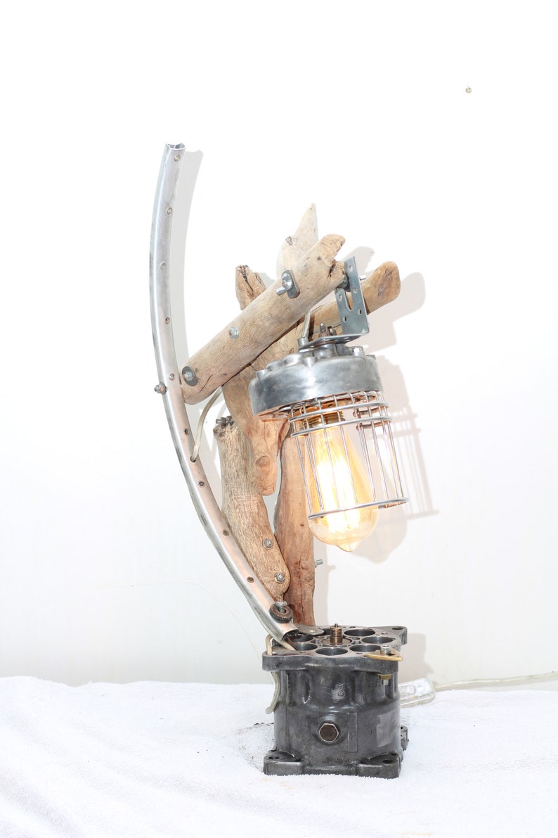 Lampe industrielle ABS 4 flottins By Recyclhome. image 3