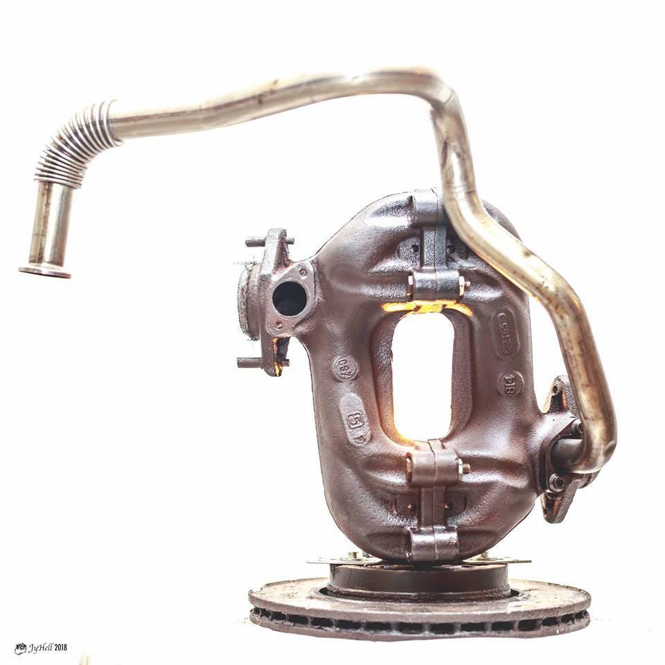 Lampe Industrielle Masque de Plongée By Recyclhome.