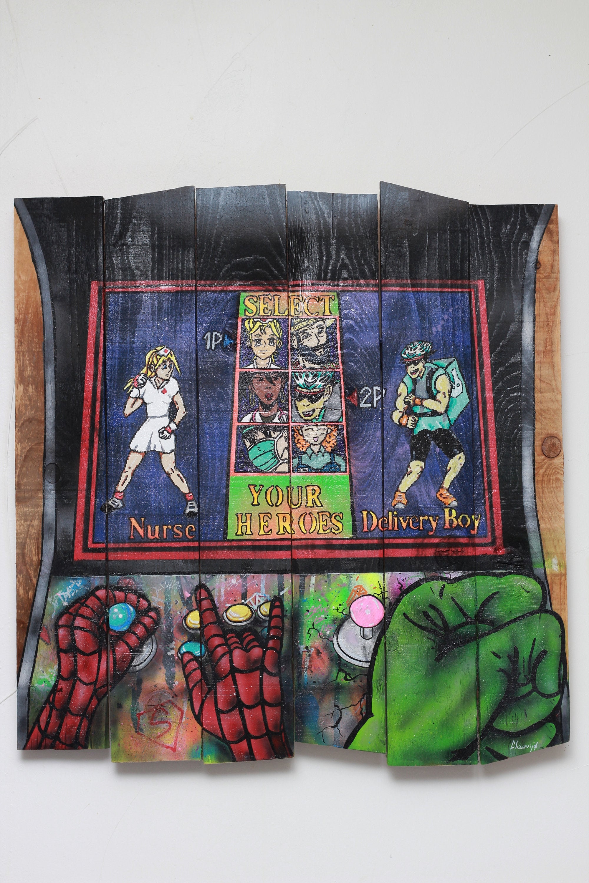 Tableau Super Héro By Jordan Chauvelot Chez Recyclhome.