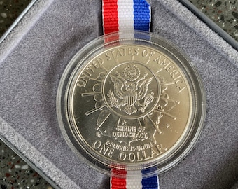 1991 S Prestige Proof Set Mount Rushmore 90/% Silver Dollar 7 US Coins
