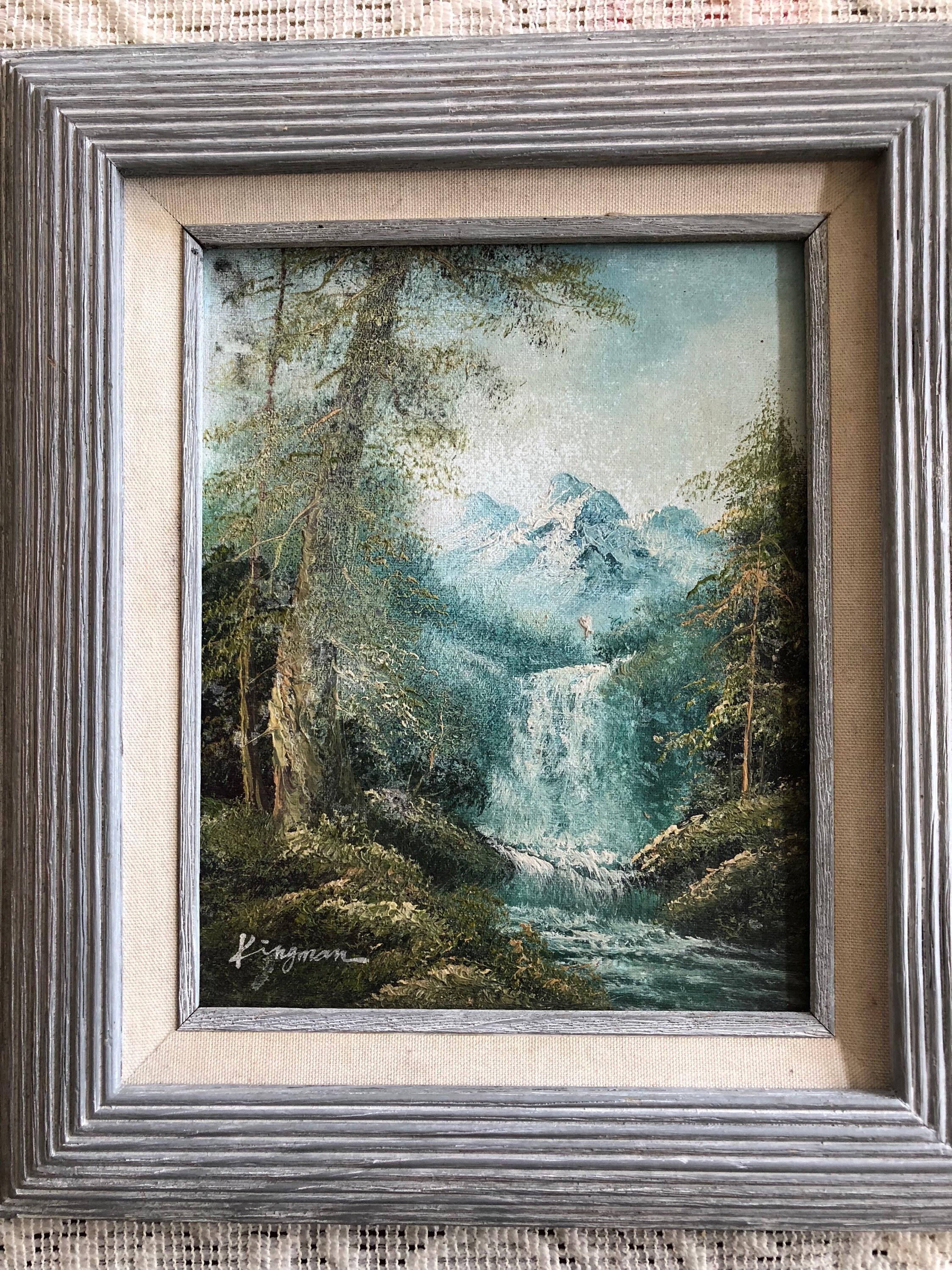 Eugene Kingman Signed Oil Painting Etsy