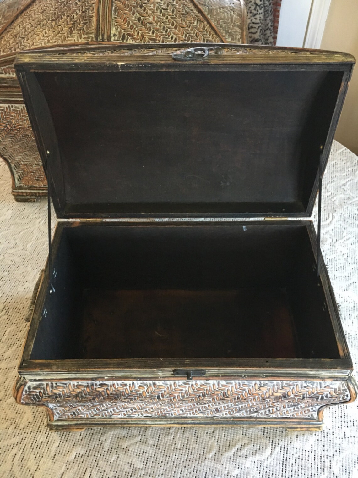 Woven Storage Trunks Etsy