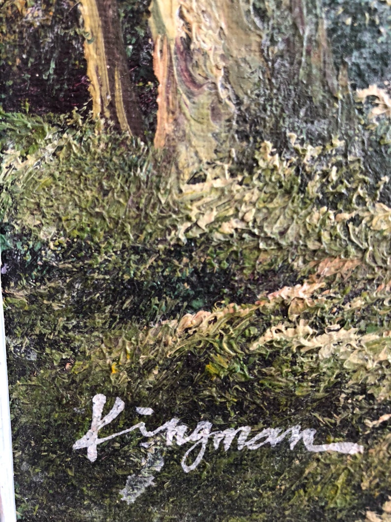 Eugene Kingman Signed Oil Painting Painting Art & Collectibles
