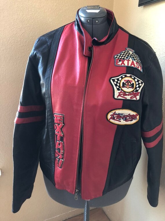 Extacy Leather Racing Jacket