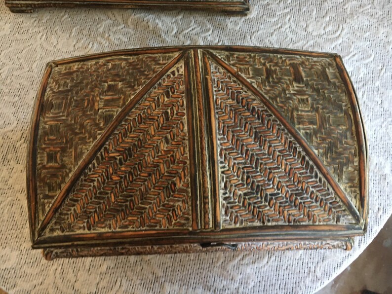 Woven Storage Trunks Etsy