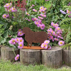 Rusty metal sheep outdoor and garden gift, sheep home decor gift, sheep garden gift