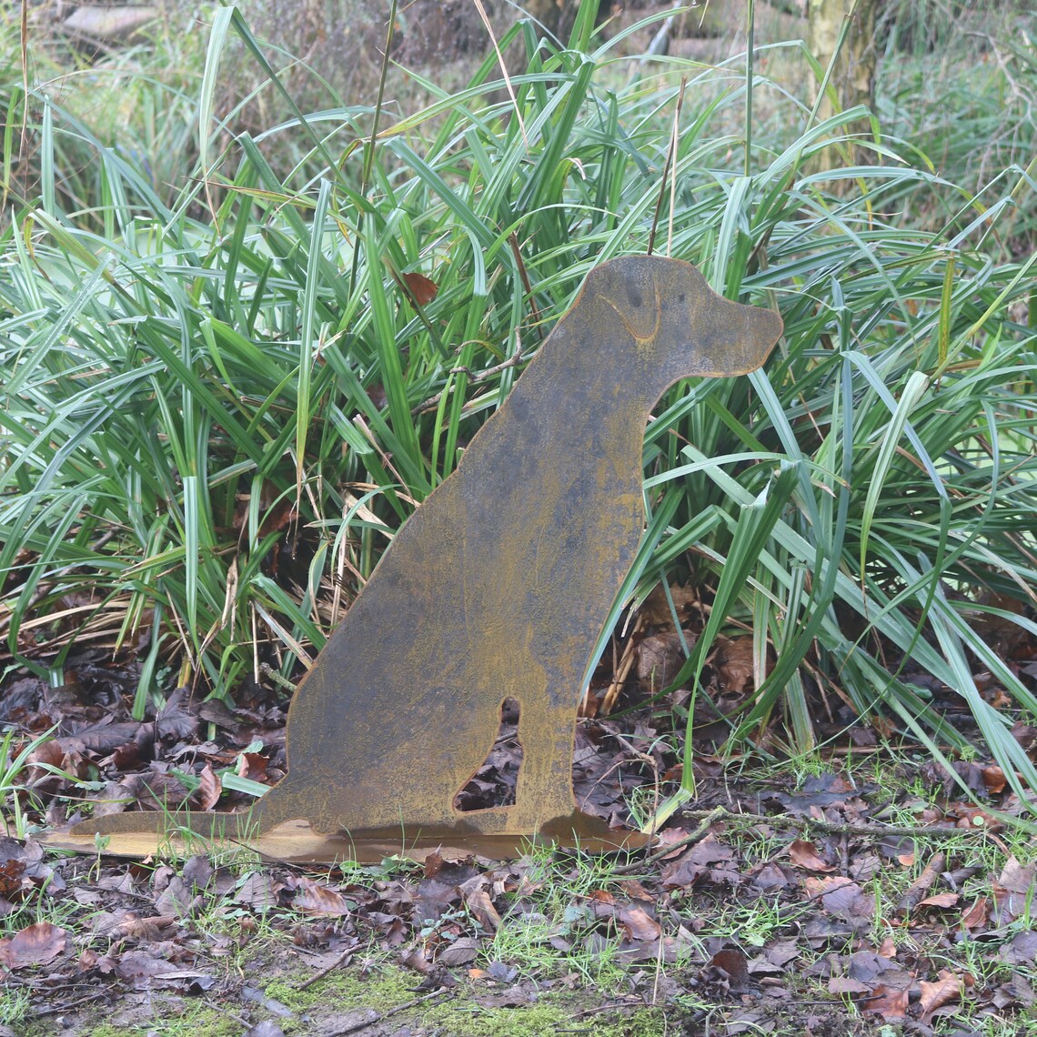Rusty Metal Life-size Labrador Dog Gift Labrador Outdoor and - Etsy UK