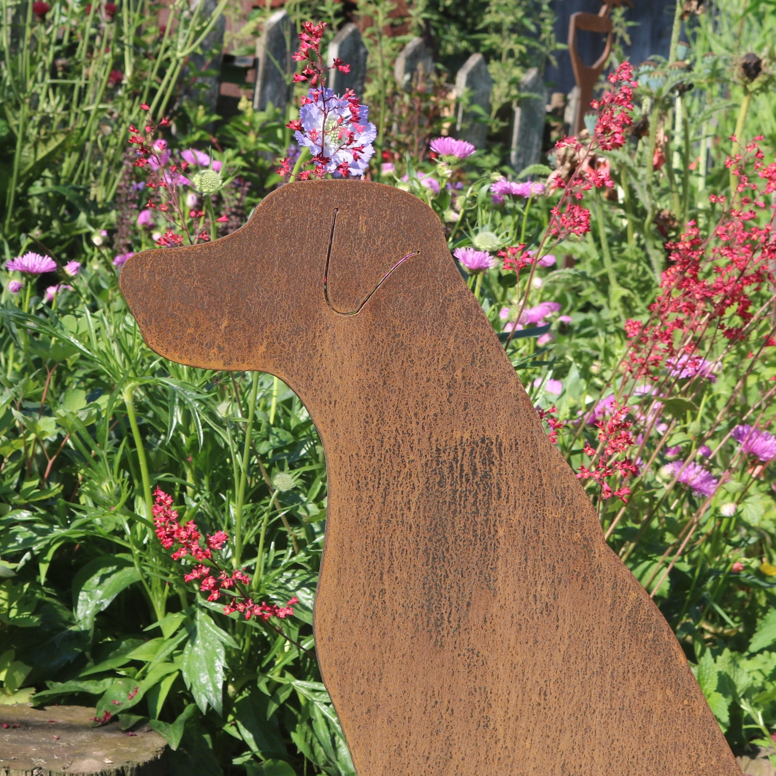 Rusty Metal Life-size Labrador Dog Gift Labrador Outdoor and - Etsy UK