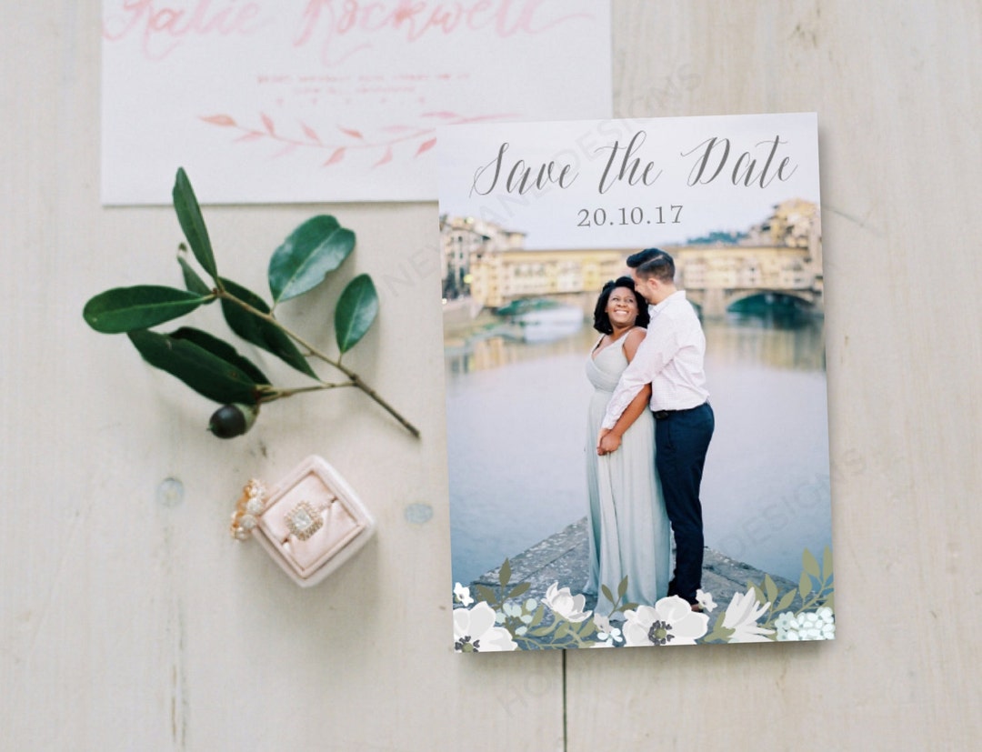 Personalised Printable Card, Save the Date Printable, Save the Date ...