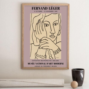 Fernand Leger French Vintage Art Exhibition Wall Art Digital Download Digital Prints