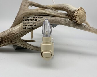 Upgrade only -MUST PURCHASE a Night light wall plug in to Upgrade to this Rotating Night light wall plug in Base Upgrade