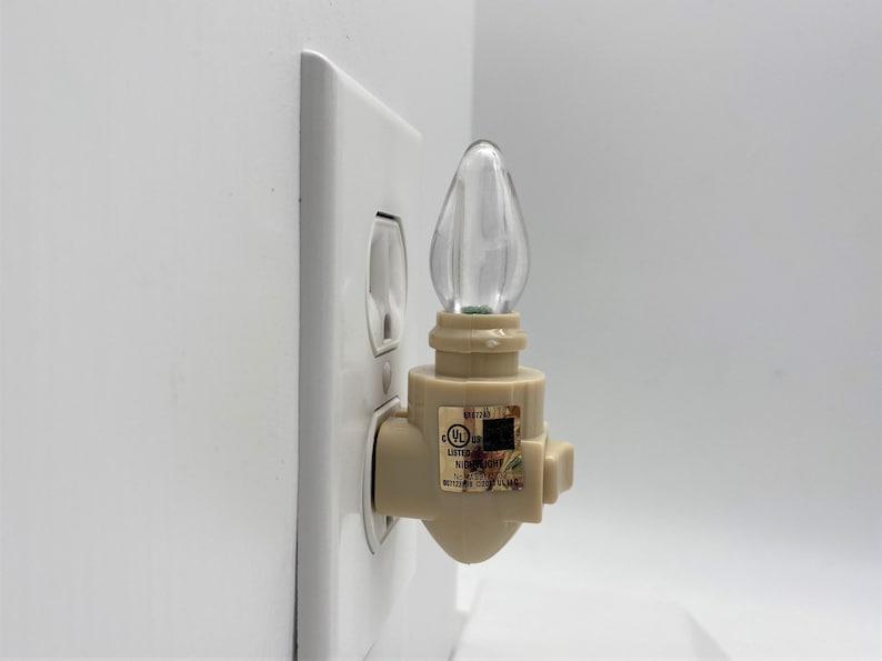 Forget-me-nots Night light wall plug in housewarming flower wild nature mountain nursery beautiful all occastion gift