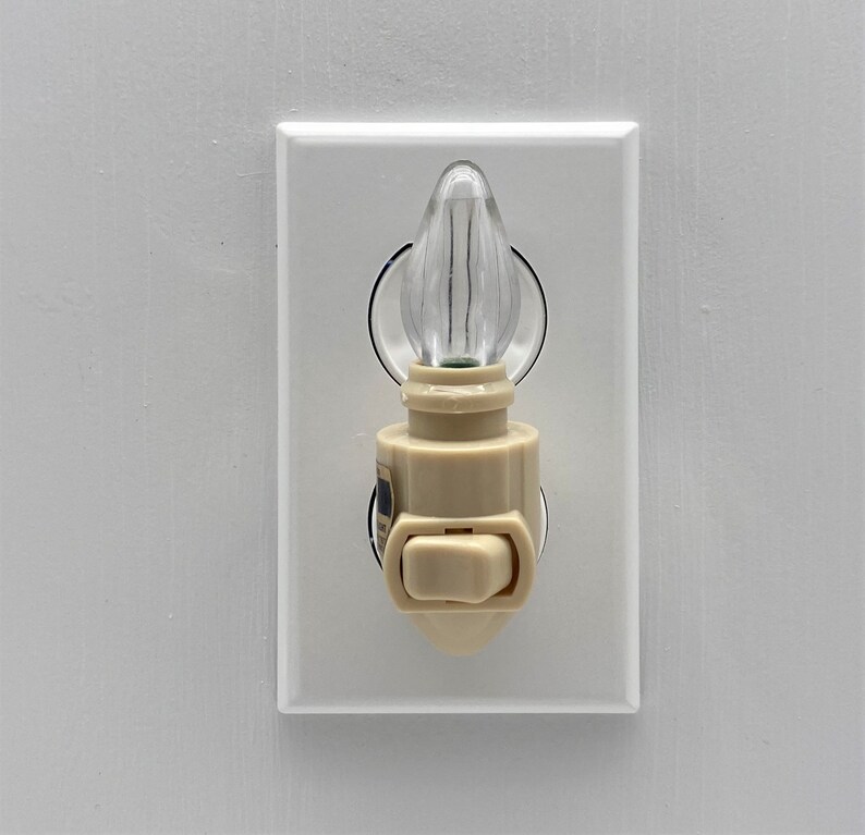 Forget-me-nots Night light wall plug in housewarming flower wild nature mountain nursery beautiful all occastion gift