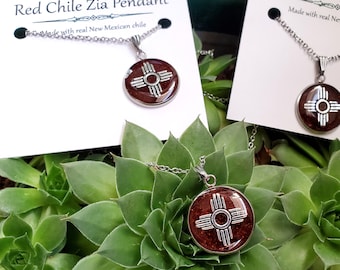 New Mexico Zia red necklace