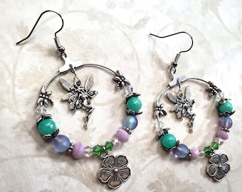 Fairy circle earrings