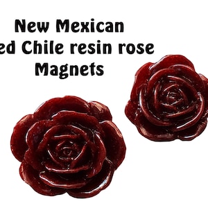 Rote Rosen-Magnete aus Chili-Harz