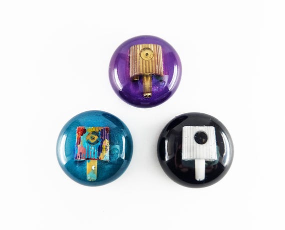 New york fat cap/ spray paint cap resin magnets