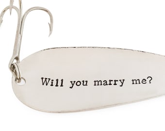 Will you marry me fishing lure, marriage proposal gift, engagement, asking to marry, wedding proposal