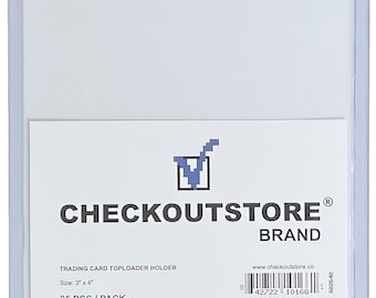 CheckOutStore Clear Protective Toploader Card Protector (3 x 4 in)