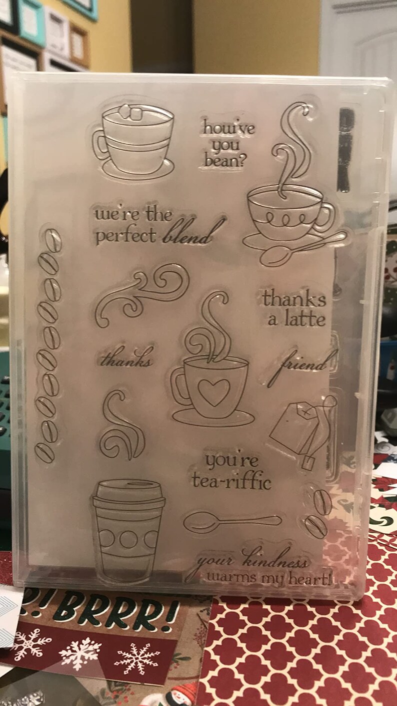 Clear Storage Cases 14mm for Rubber Stamps /w Tabs no Hub Etsy