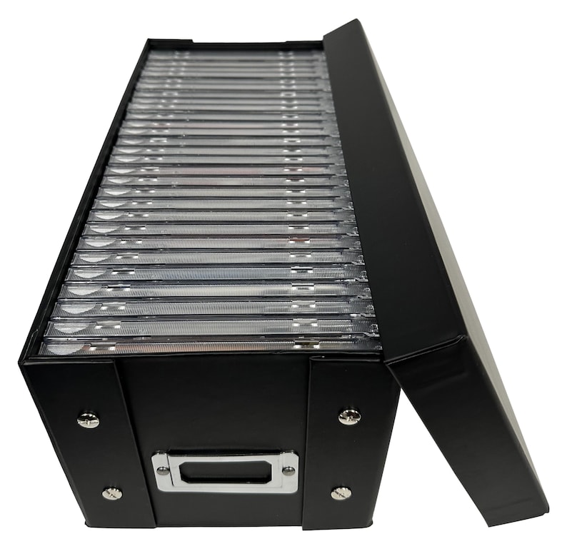 CheckOutStore Black CD Jewel Cases Storage Box (Holds 29 Cases)