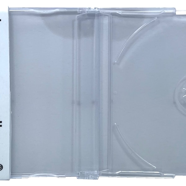 Slim Import CD-5 Maxi Super Clear CD Jewel Cases J Card European 7.2mm