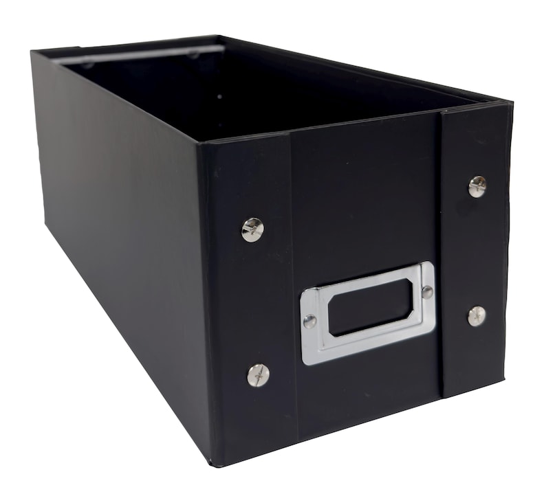 CheckOutStore Black CD Jewel Cases Storage Box (Holds 29 Cases)