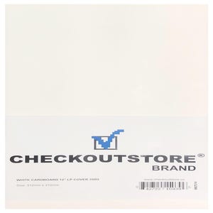 CheckOutStore Cardboard Jackets Cover for 12&quot; LP Vinyl 33 RPM Records