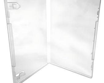 CheckOutStore Clear Plastic Storage Cases For Wood Mounted Rubber Stamps - 1 5/8 Inch Spine