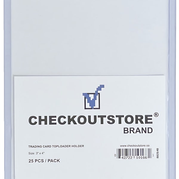 CheckOutStore Clear Protective Toploader Card Protector (3 x 4 in)
