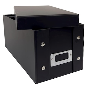 CheckOutStore Black CD Jewel Cases Storage Box (Holds 29 Cases)