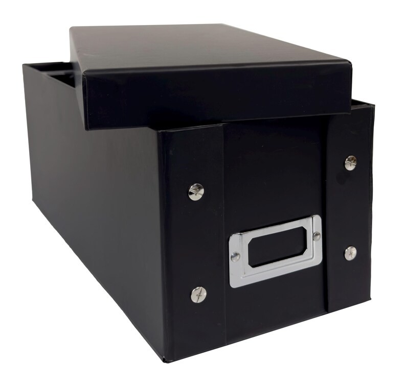CheckOutStore Black CD Jewel Cases Storage Box (Holds 29 Cases)
