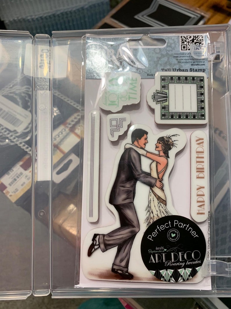 Clear Storage Cases 14mm for Rubber Stamps /w Tabs no Hub Etsy