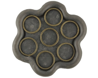 x20 Gesloten ringen - antiek bronzen tussenstuk 12mm (89E)