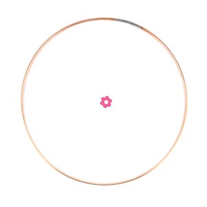 Lot De 12 Cerceaux Métalliques Dorés 20 Cm - Parfaits Pour Créations DIY Et Décorations !