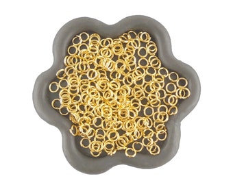 x400 Argollas rotas 3mm oro (40E)