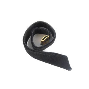 x9m rouleau ruban velours noir 10mm (65A)