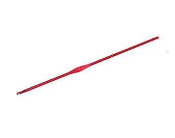 2 needles to hook 2.5 mm red aluminium (14A)