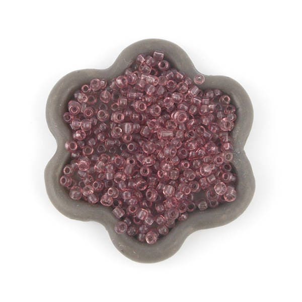 40grs Perles de rocaille  mauves 2mm (09C)