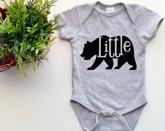 little bear onesie, baby gift, new mom gift newborn clothing, baby onesie, funny baby onesie, baby shower gift, personalized gift