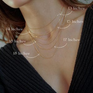 Gold Filled Snake Necklace, Sleek Necklace, Layering Necklace, Dainty Plain Necklace, Minimal Necklace, Stacking Necklace, Gift for her image 9