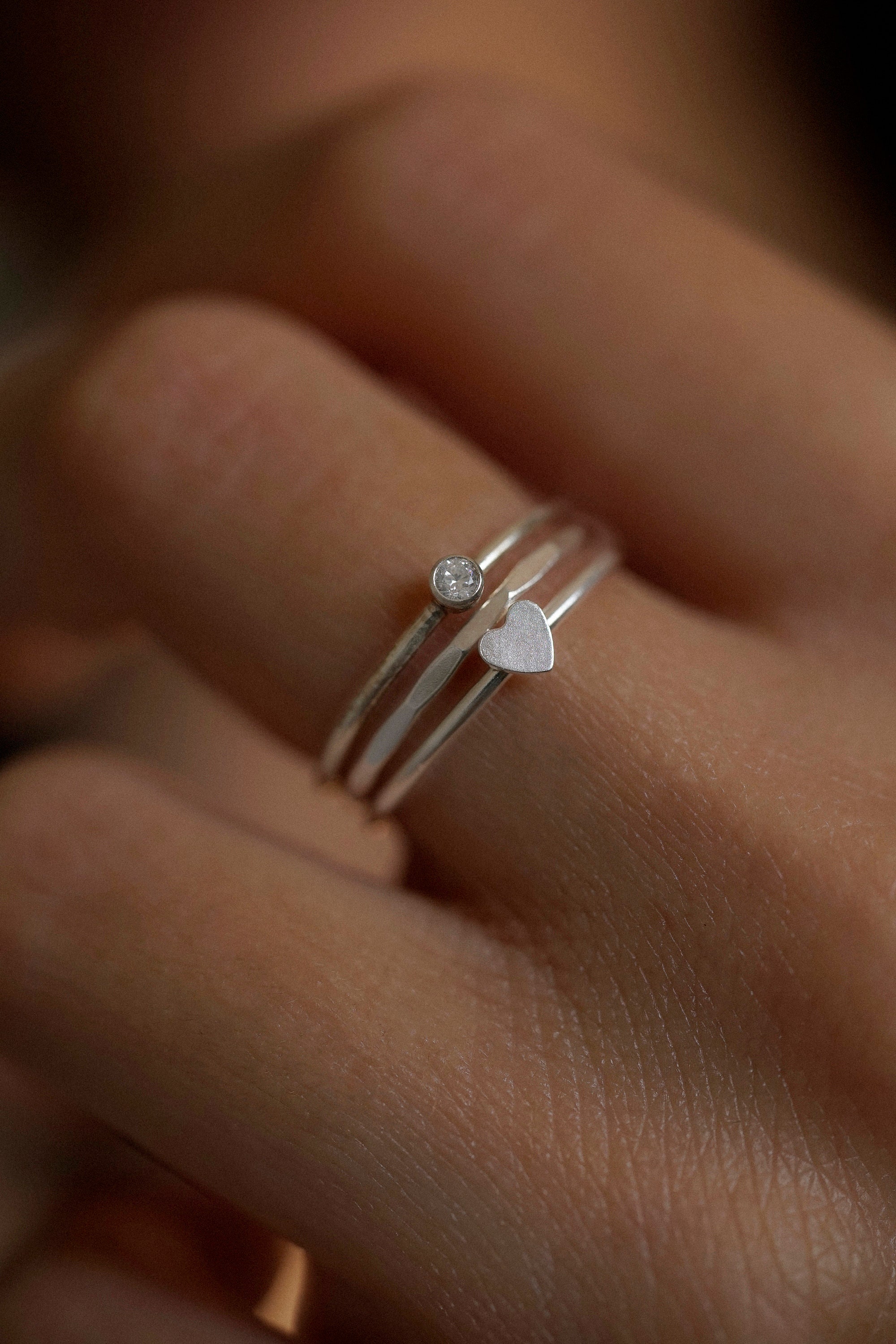 Authentic 925 100% Solid Sterling Silver Forever Love Heart Finger Ring Authentic 925 100% Solid Sterling Silver Forever Love Heart Finger Ring