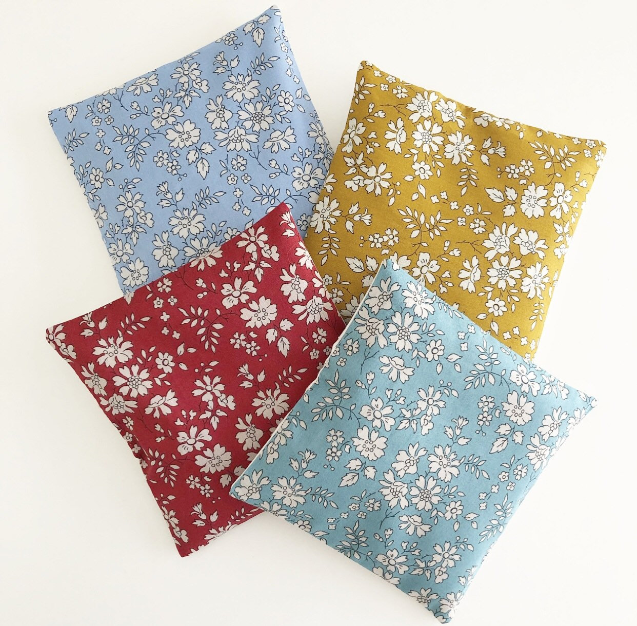 Set of 4 Liberty Print Pillows Lavender Filled. - Etsy UK