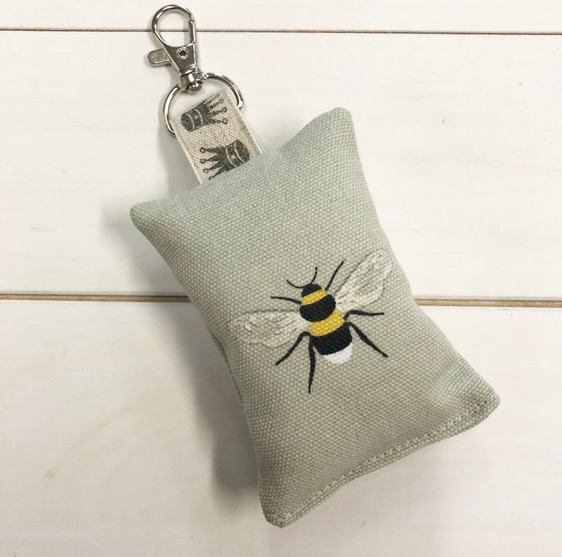 Sophie Allport Handmade Beautiful Key Ring With Charm ~ /'Bees/'