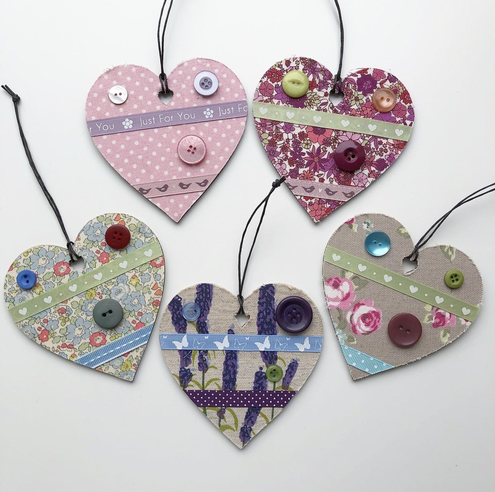 Wooden Heart Decoration | Etsy