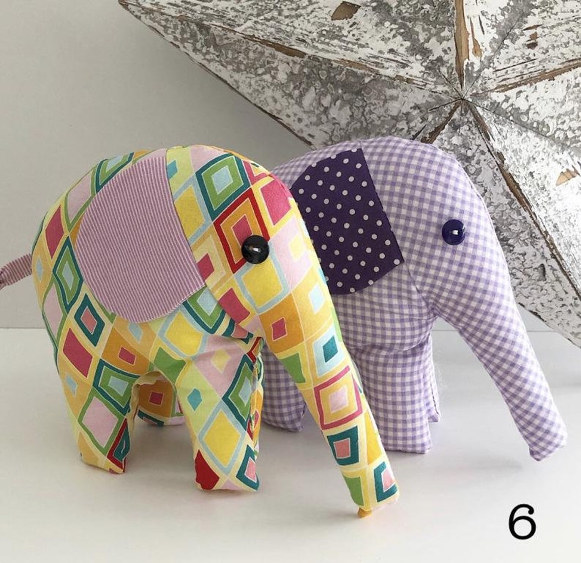 Lavender Elephant Elephant Elephant Decor Etsy UK