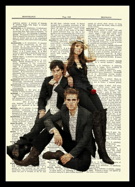 The Vampire Diaries Dictionary Art Print Poster Etsy